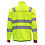 Rescuewear Sweatjack Dynamic HiVis, Rood/Neongeel