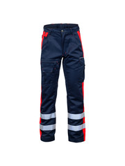 Rescuewear Unisex Broek , Marineblauw/neonrood