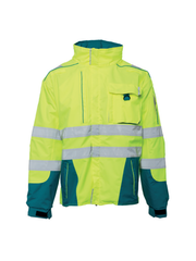 Rescuewear Midi-Parka Dynamic HiVis, Enamel / Neon Geel