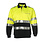 Rescuewear Polosweater Zwart / Neon Geel