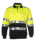 Rescuewear Polosweater Schwarz / Neon Gelb