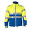 Rescuewear Softshell Jack HiVis Klasse 3, Kobalt  Blau / Neon Gelb
