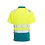 Rescuewear Poloshirt korte mouw, Vapor-X,  Enamelblauw/neongeel