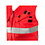 Rescuewear Zomerhesje HiVis Kl. 1 Marineblauw / Neon Rood, maat M (outlet)
