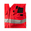 Rescuewear Sommerweste HiVis Klasse 1, Navy Blau / Neon Rot, Gr. M (Outlet)