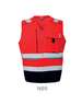 Rescuewear Sommerweste Dynamic HiVis Kl. 1 Marineblau / Neonrot