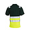 Rescuewear Poloshirt korte mouw, Neongeel/Groen, HiVis Klasse I