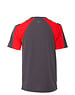 Rescuewear Shirt mit O-Hals Advanced, Grau / Neon Rot