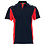 Rescuewear Dames Poloshirt Dynamic korte mouw Marineblauw/Neonrood