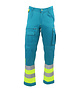 Rescuewear Unisex Hose HiVis Kl.1, Enamelblau/NeonGelb, Grosse 60