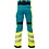 Rescuewear Unisex Hose Dynamic stretch, HiVis Klasse 1, Enamelblau/Schwarz/Neon Gelb