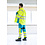 Rescuewear Unisex Hose Dynamic stretch, HiVis Klasse 1, Enamelblau/Schwarz/Neon Gelb