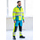 Rescuewear Unisex Broek Dynamic stretch, HiVis Klasse 1, Enamel/Zwart/Neon Geel