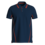 Rescuewear Poloshirt Basic, Marineblauw met neonrode accenten