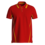 Rescuewear Poloshirt Basic, Rot mit Neon Gelbe Paspeln