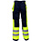 Rescuewear Rescuewear Unisex Hose Efficient HiVis Klasse 1, Marineblau/ Neon Gelb