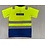 Rescuewear Poloshirt kurze Ärmel, Vapor-X, Kobaltblau / NeonGelb, Hivis Klasse 2, Auslauf