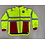 Rescuewear Softshell Dynamic, HiVis Klasse 3,  Rood/Neongeel