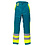 Rescuewear Rescuewear Unisex Hose Efficient HiVis Klasse 1, Enamelblau/ Neon Gelb