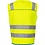 Rescuewear Ready Sommerweste HiVis Kl. 2 Enamelblau / Neon Gelb