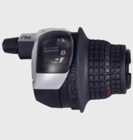 Shimano Tourney / TY SL-RS45 Revoshift, 8-speed rear, right hand, with optical gear display Black 8-speed