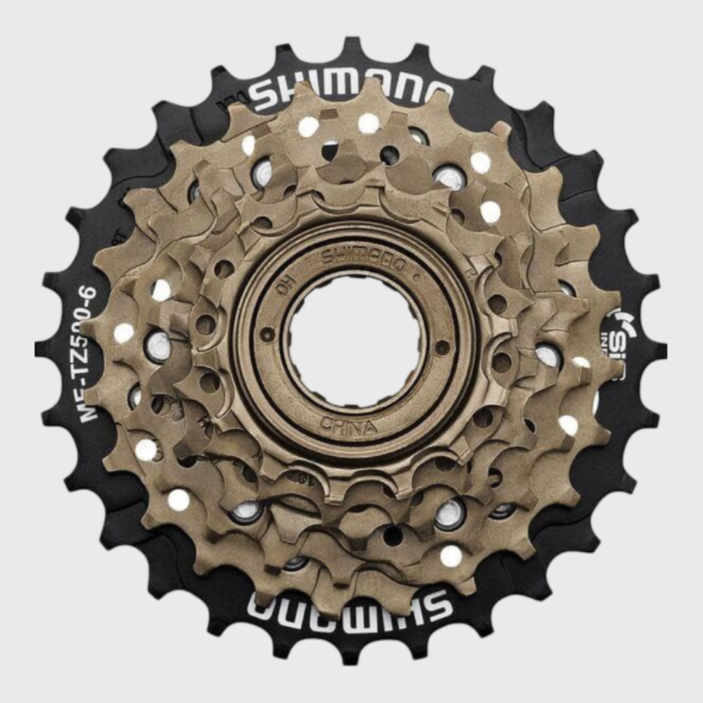 Shimano MF-TZ500 6-speed multiple freewheel, 14-28 tooth Black 14 - 28 teeth