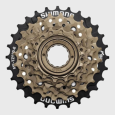 Shimano MF-TZ500 6-speed multiple freewheel, 14-28 tooth Black 14 - 28 teeth
