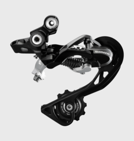 Shimano Deore XT RD-M781 XT 10-speed Shadow design rear derailleur, GS, top normal, black Black GS - medium - top normal