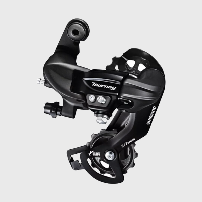 Shimano Tourney / TY RD-TY300 6/7-speed rear derailleur with mounting bracket Black One Size