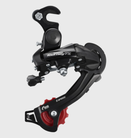 Shimano Tourney / TY RD-TZ500 6-Speed Rear Derailleur With Mounting Bracket Black