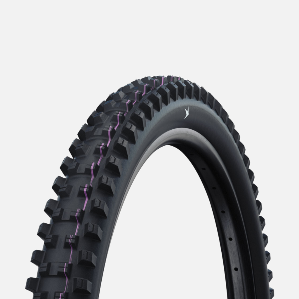 Schwalbe Schwalbe Shredda Front Tire - 29 x 2.50, Tubeless, Folding, Black, Evolution Line, Gravity Pro, Addix Soft, Radial, E-50