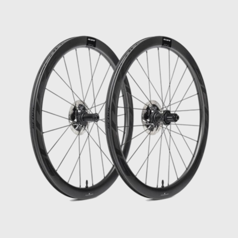 Scope Scope Cycling R4.A Disc Carbon Allroad Wheelset Black / Disc Brake / Shimano / Carbon / 45mm / Pair