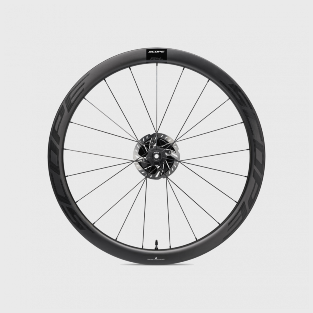 Scope Cycling R4.A Disc Carbon Allroad Wheelset Black / Disc Brake / Shimano / Carbon / 45mm / Pair