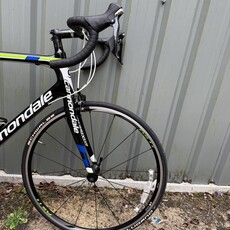 Pre-Loved 2015 Cannondale SuperSix Evo 105 White / Green / Black 58cm