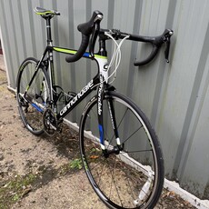 Pre-Loved 2015 Cannondale SuperSix Evo 105 White / Green / Black 58cm