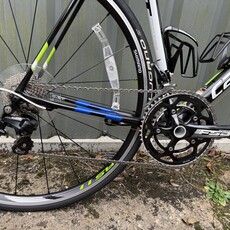 Pre-Loved 2015 Cannondale SuperSix Evo 105 White / Green / Black 58cm