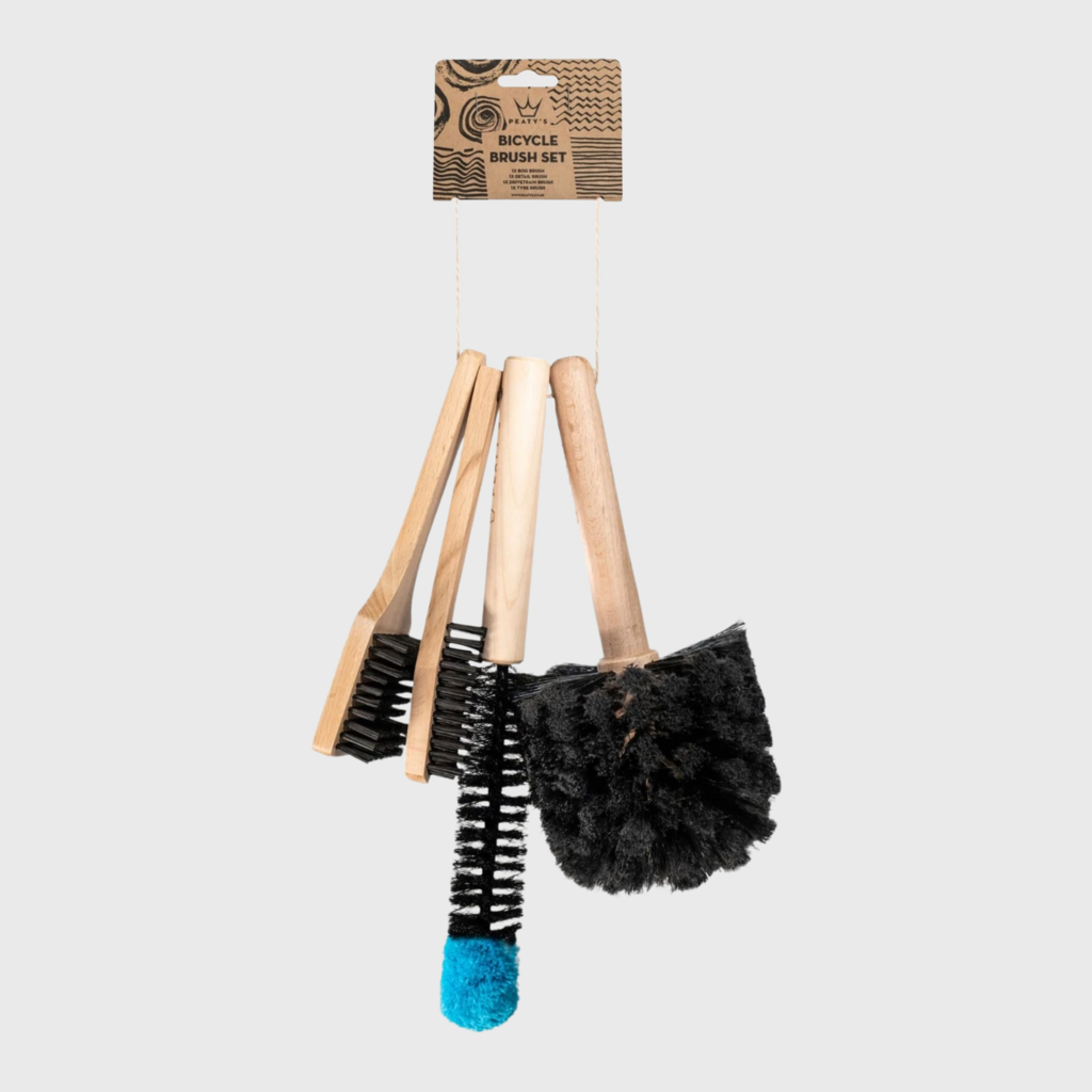 Peaty's Peaty's Bicycle Brush Set, Beech Wood, 4/piece