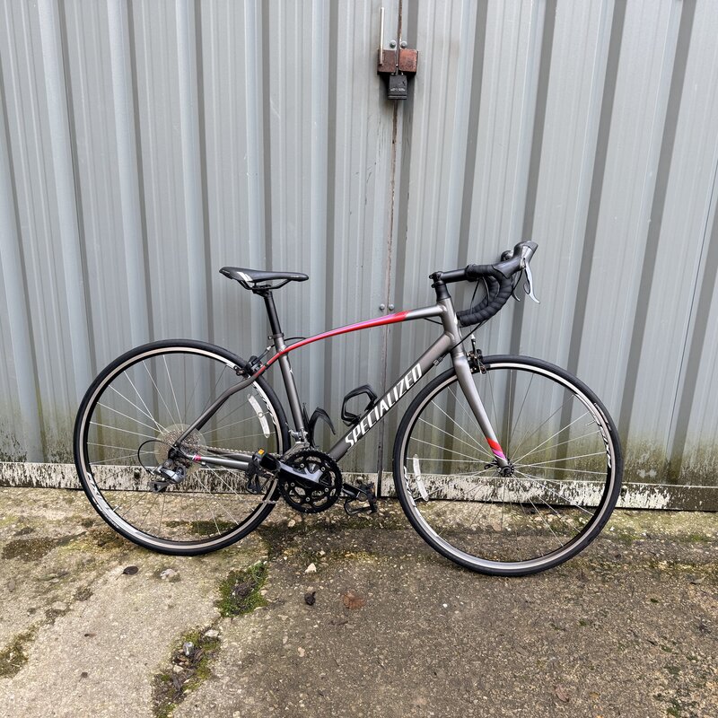 Pre-Loved Specialized Dolce 54cm Grey / White / Red / Pink
