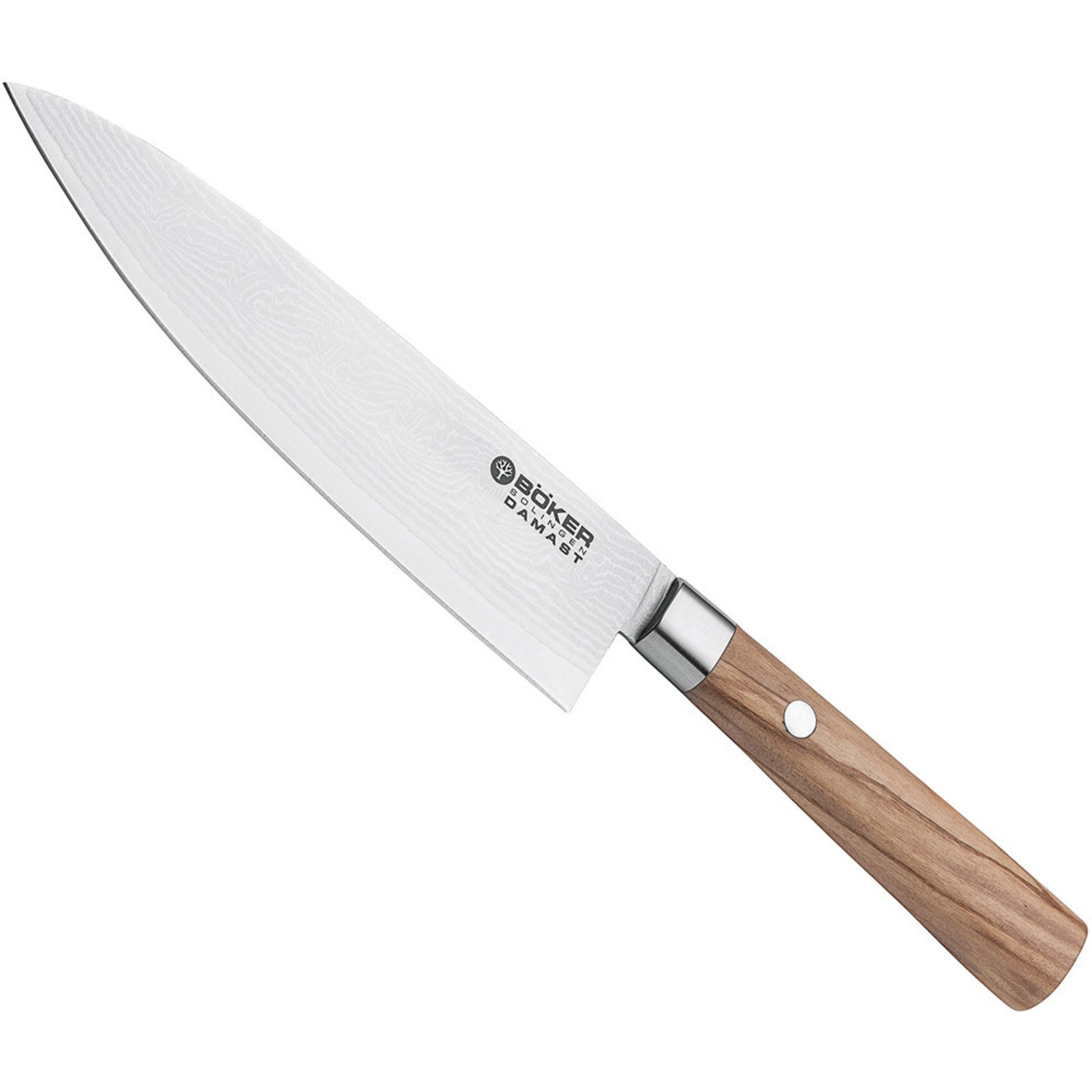 Böker Boker Damast Olive koksmes 16cm