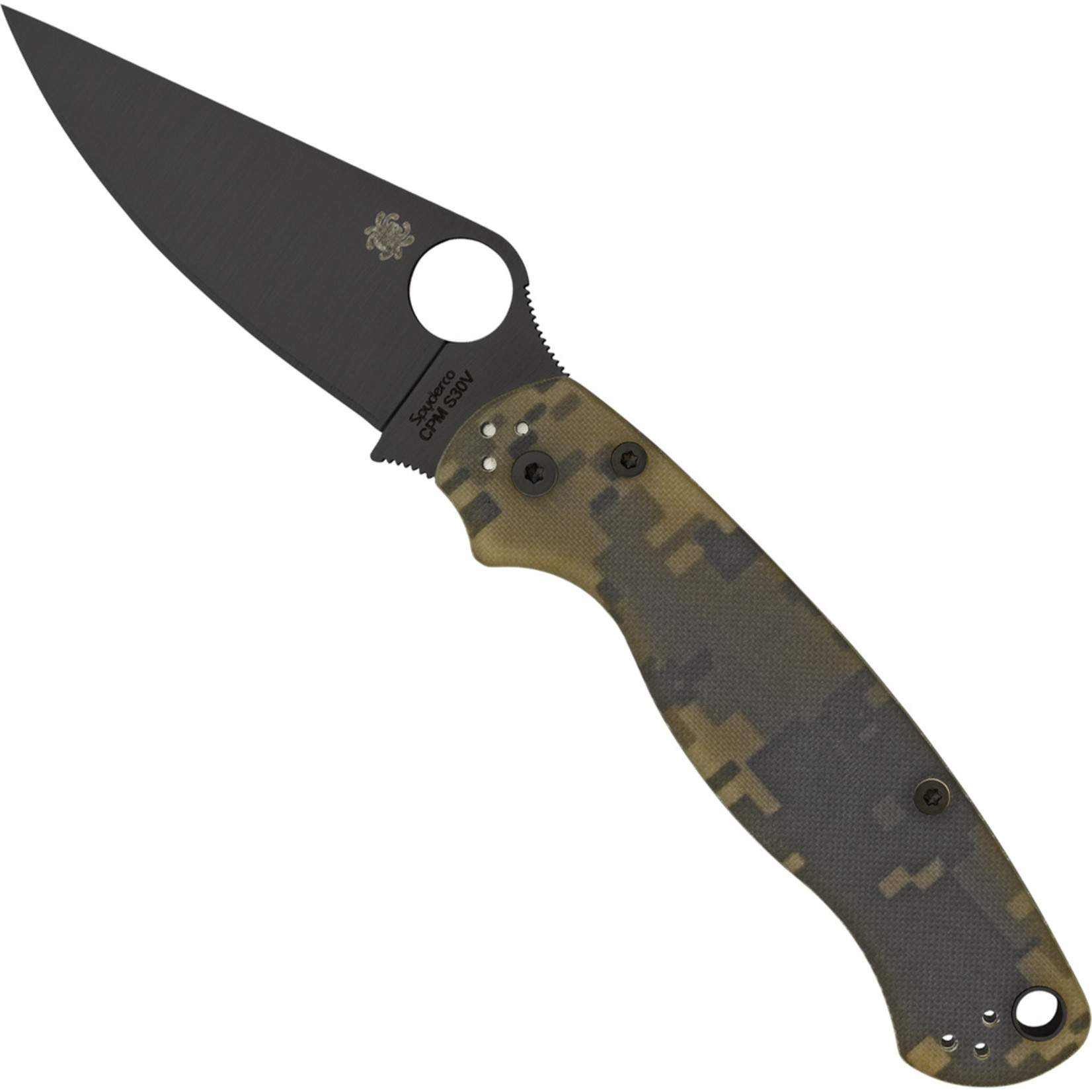 Spyderco Spyderco Paramilitary 2 camouflage zwart