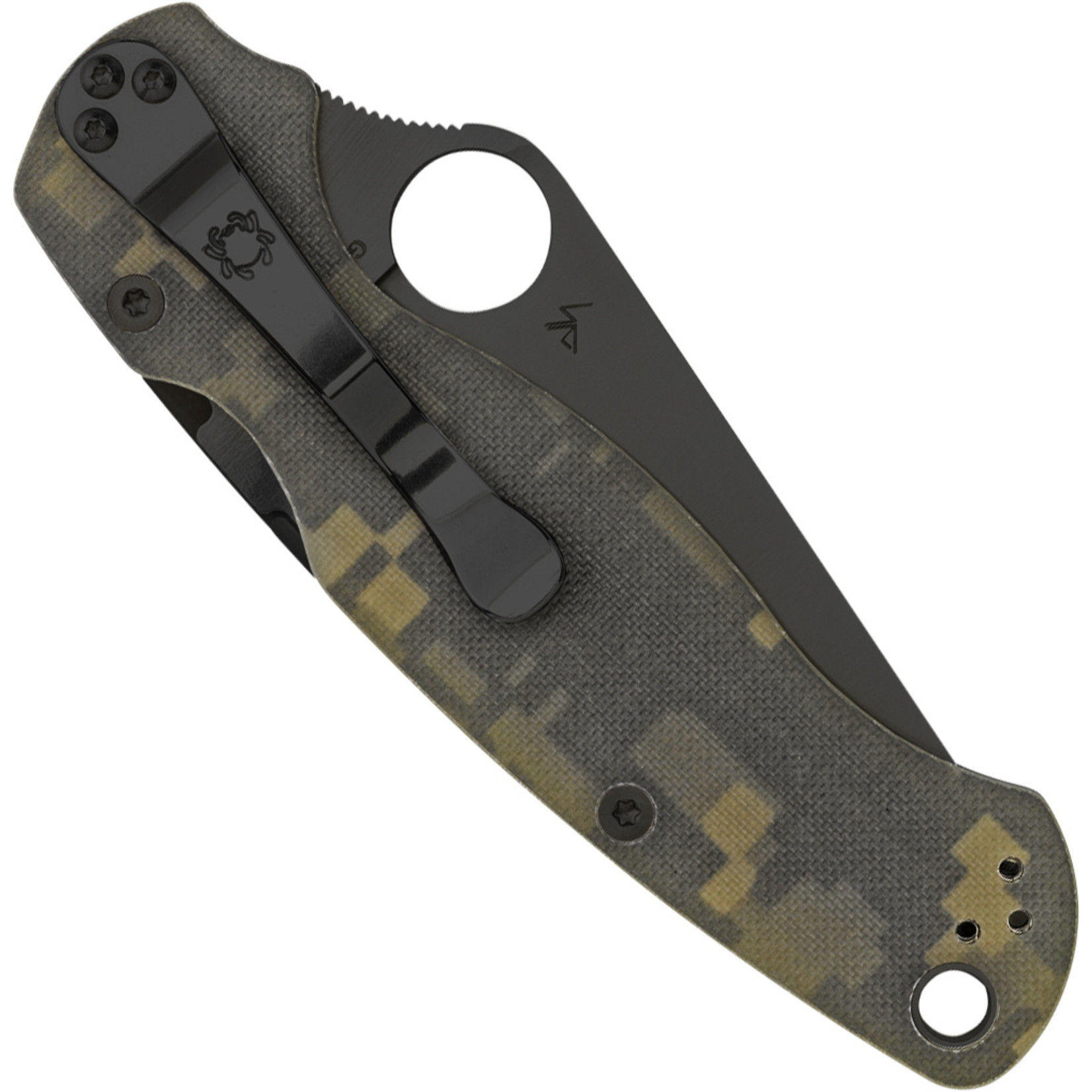 Spyderco Spyderco Paramilitary 2 camouflage zwart