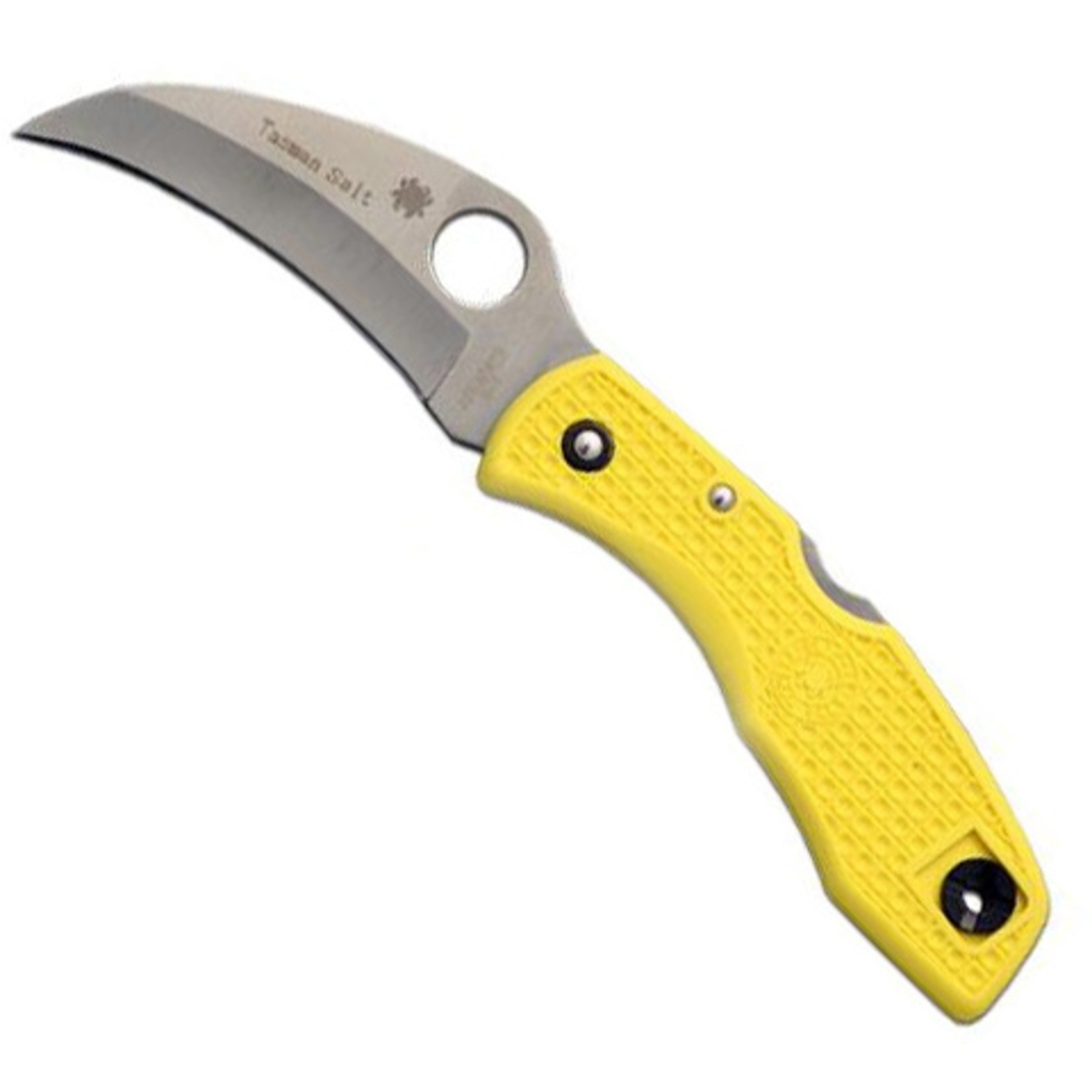 Spyderco Spyderco Tasman geel glad