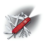 Victorinox Huntsman Lite rood transparant