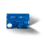 Victorinox Swiss Card Lite blauw transparant