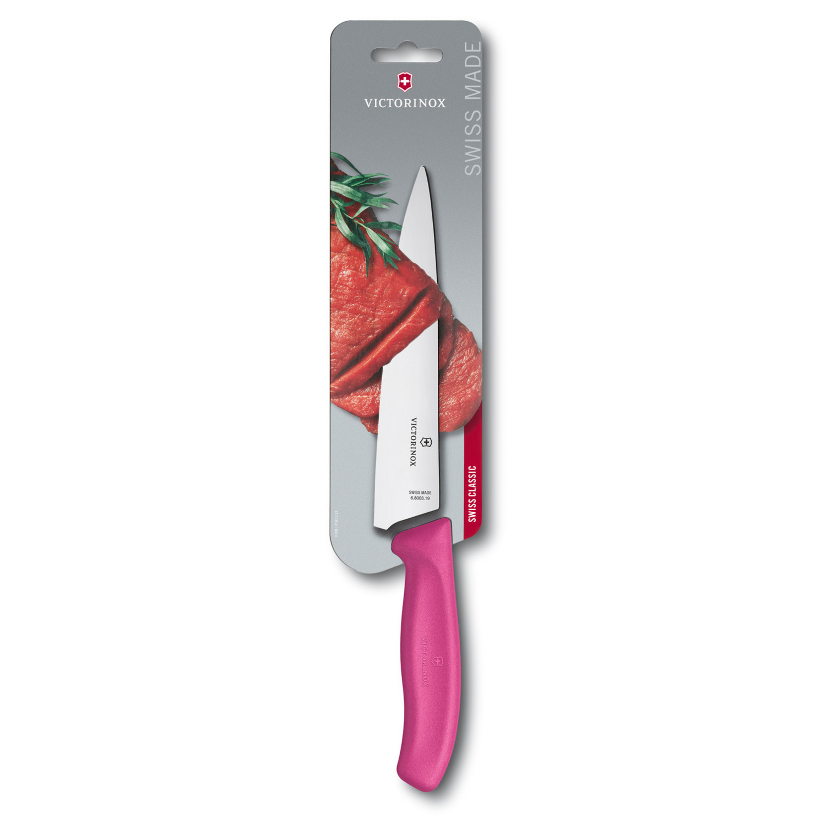 Victorinox Victorinox Swissclassic koksmes 19cm roze