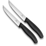 Victorinox Swissclassic steakmessenset 2-delig glad zwart