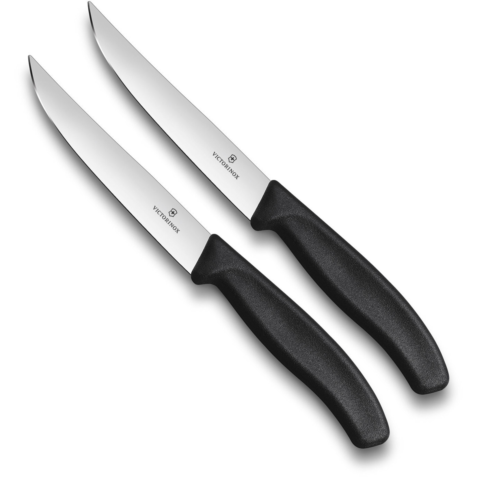 Victorinox Victorinox Swissclassic steakmessenset 2-delig glad zwart