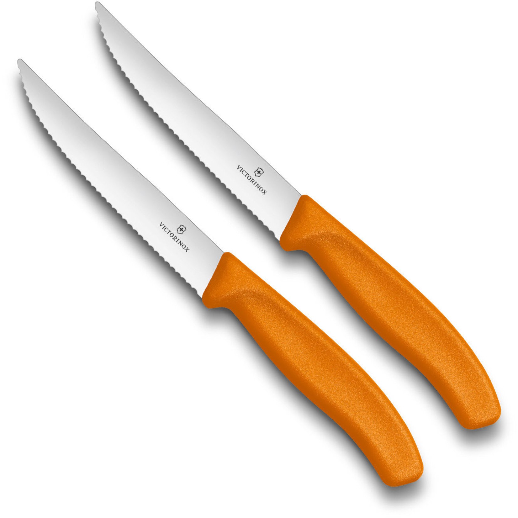 Victorinox Victorinox Swissclassic steakmessenset 2-delig oranje