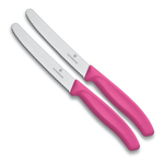 Victorinox SwissClassic tomaat-, worst en kaasmes roze (set van 2)