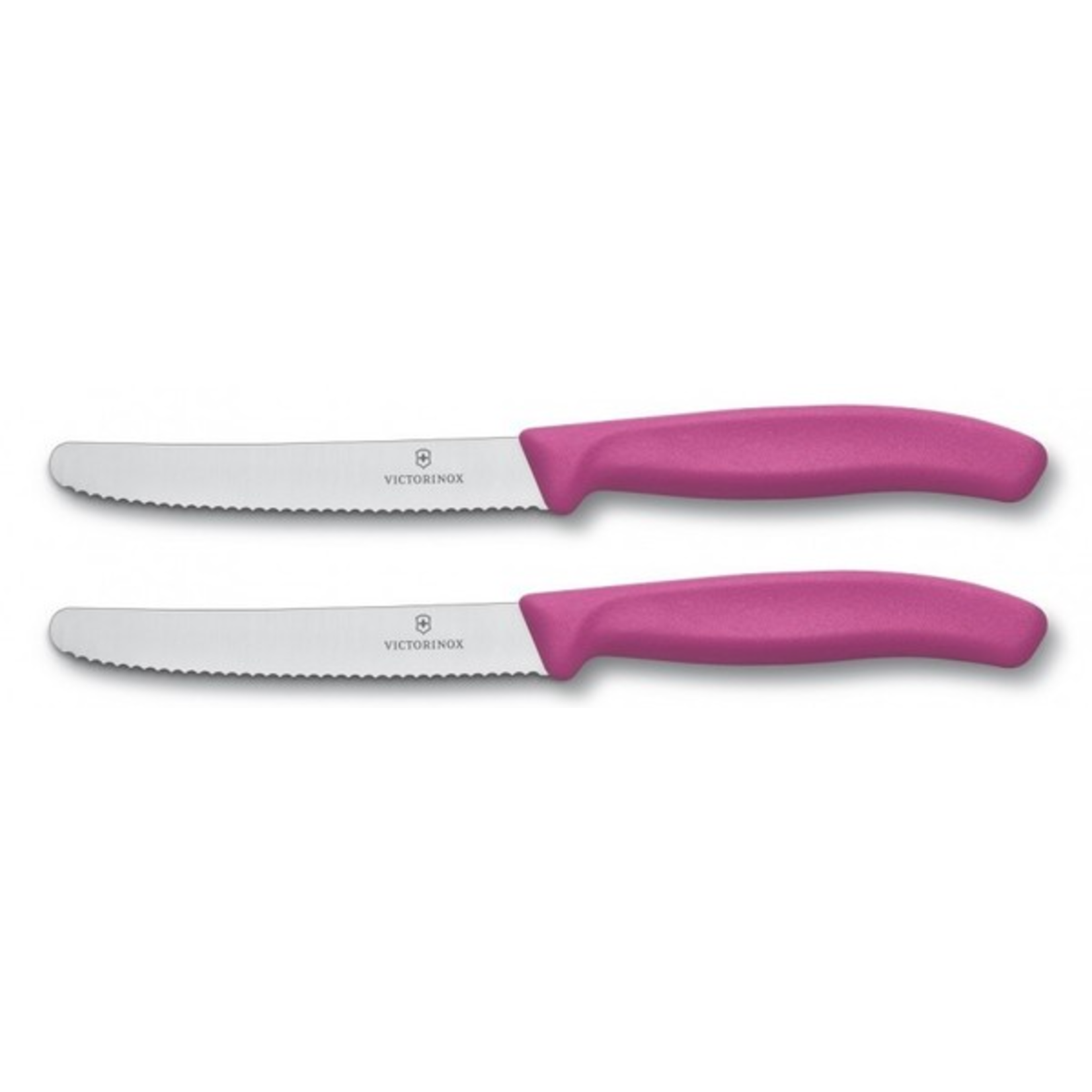 Victorinox Victorinox SwissClassic tomaat-, worst en kaasmes roze (set van 2)